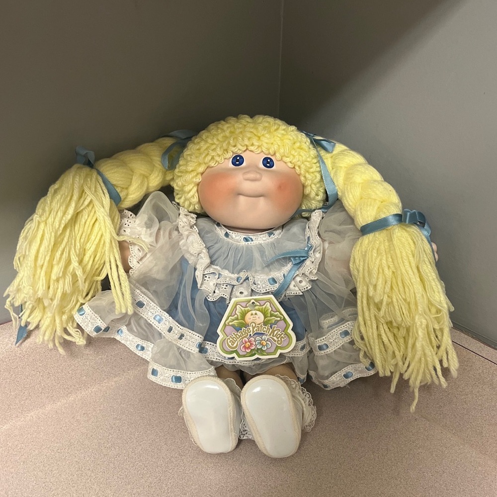 16” Vintage Limited Cabbage Patch Kids 1985 Porcelain Kellyn Marie #4882 W/ Tag